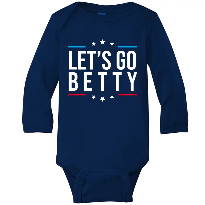 Lets Go Betty Baby Long Sleeve Bodysuit