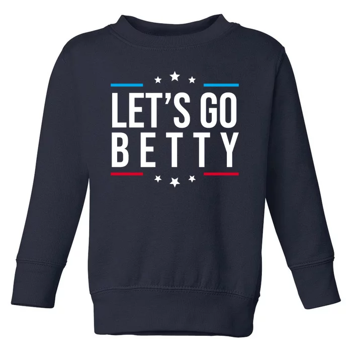 Lets Go Betty Toddler Sweatshirt