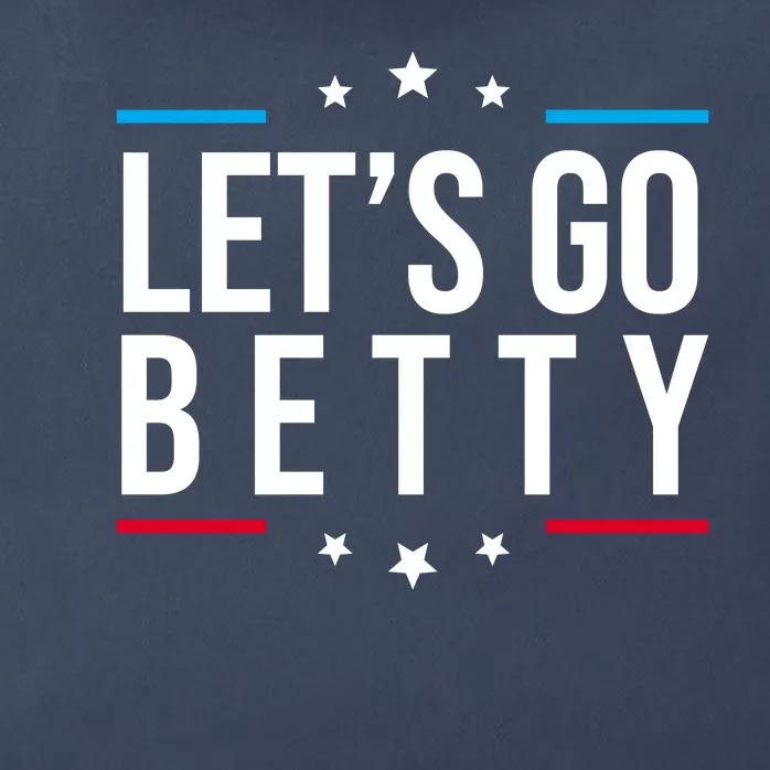 Lets Go Betty Zip Tote Bag