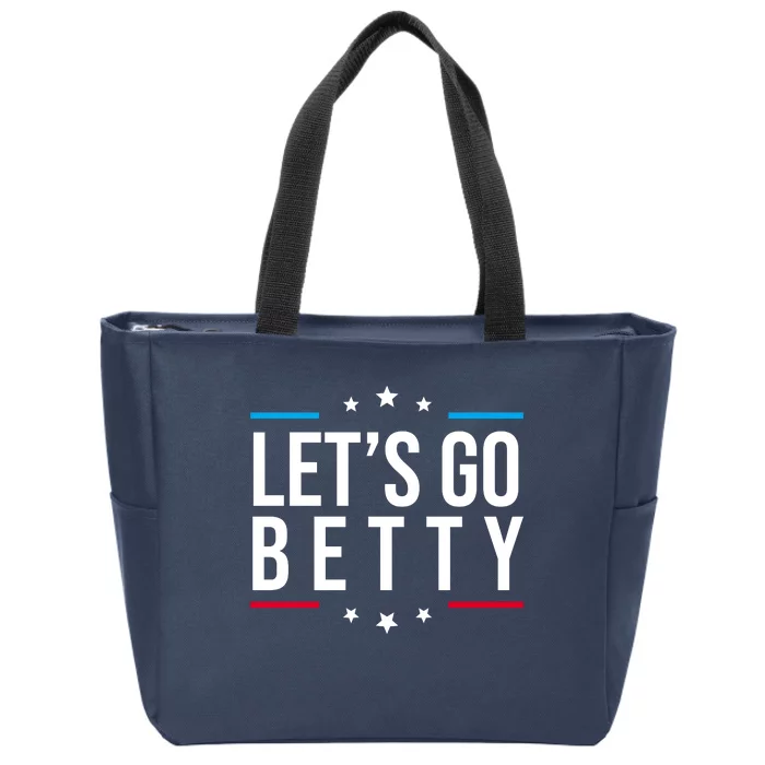 Lets Go Betty Zip Tote Bag