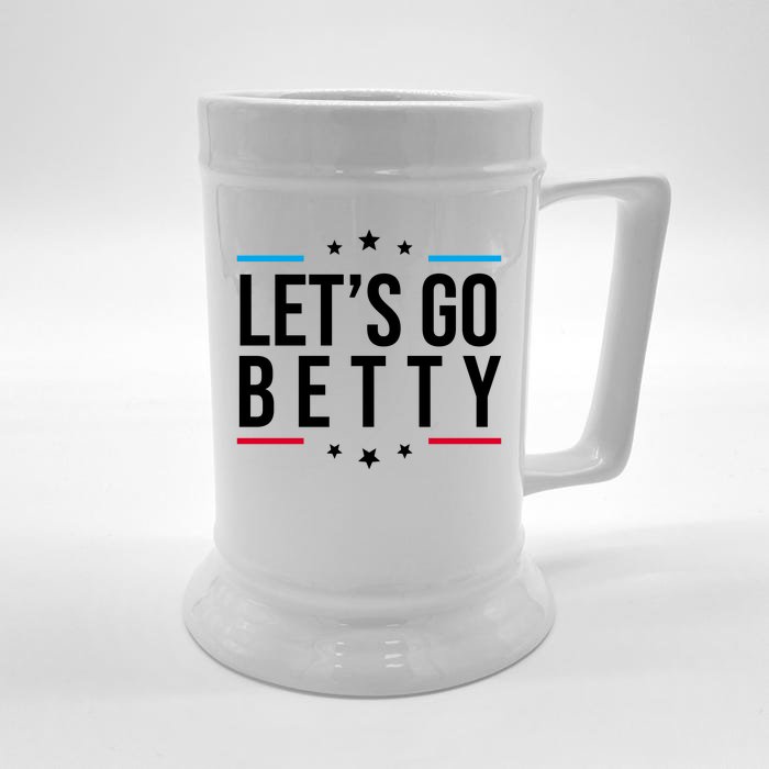 Lets Go Betty Front & Back Beer Stein