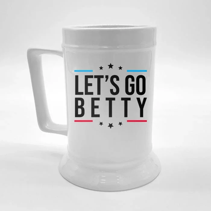 Lets Go Betty Front & Back Beer Stein