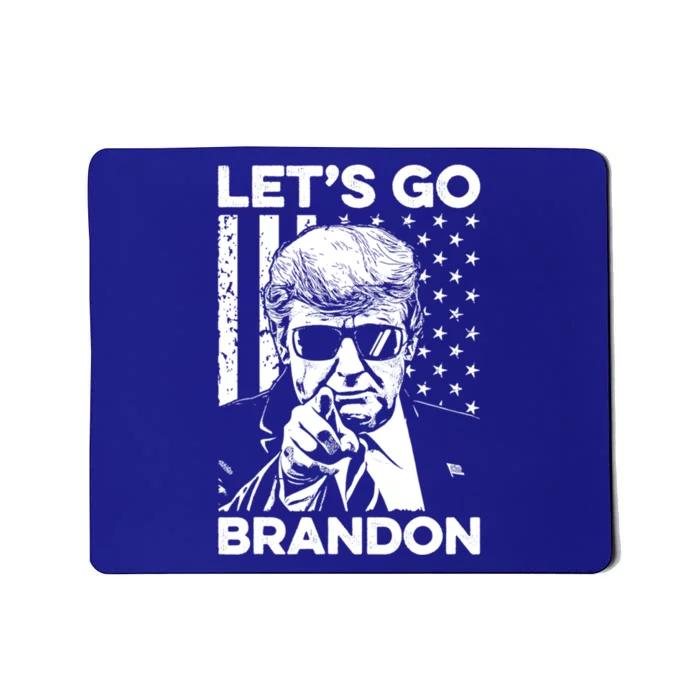 LetS Go Brandon Pro Trump 2024 Flag Anti Joe Biden Funny Gift Mousepad