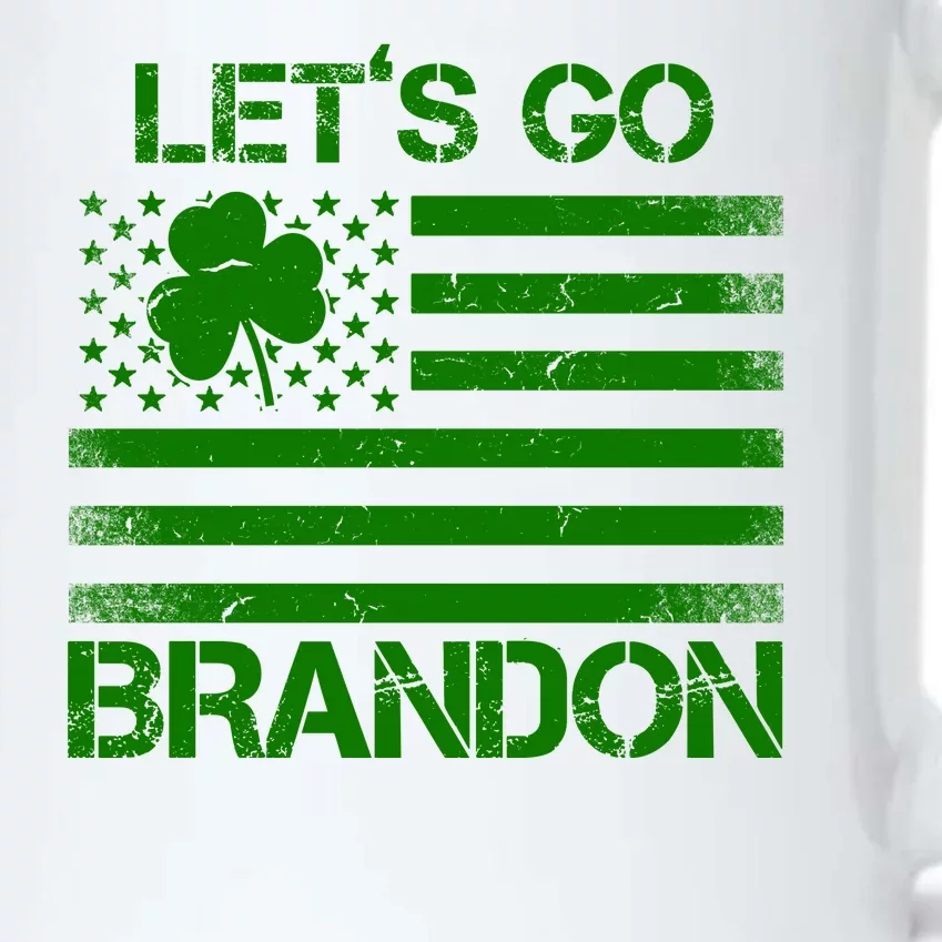 Let's Go Brandon USA St Patrick's Day Black Color Changing Mug