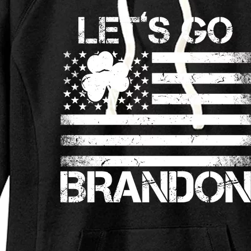 Let's Go Brandon USA St Patrick's Day Women's Fleece Hoodie