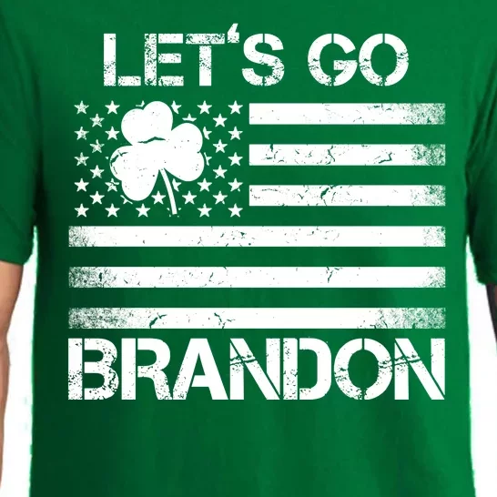 Let's Go Brandon USA St Patrick's Day Pajama Set