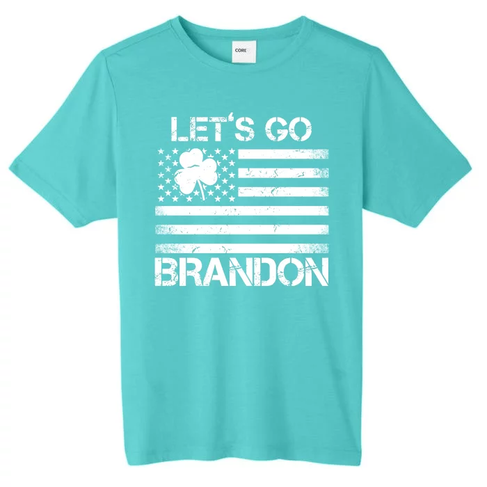 Let's Go Brandon USA St Patrick's Day ChromaSoft Performance T-Shirt