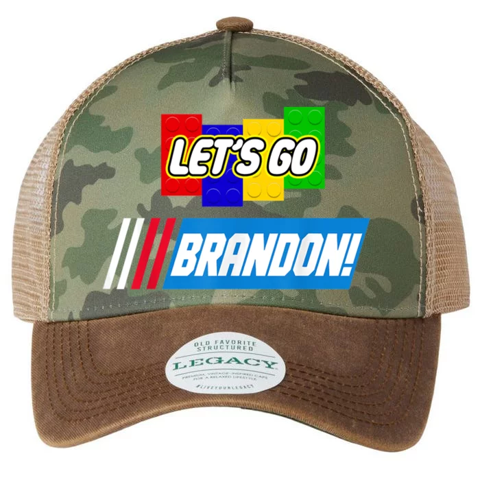 Let's Go Brandon Racing Biden Chant Spoof Logo Legacy Tie Dye Trucker Hat