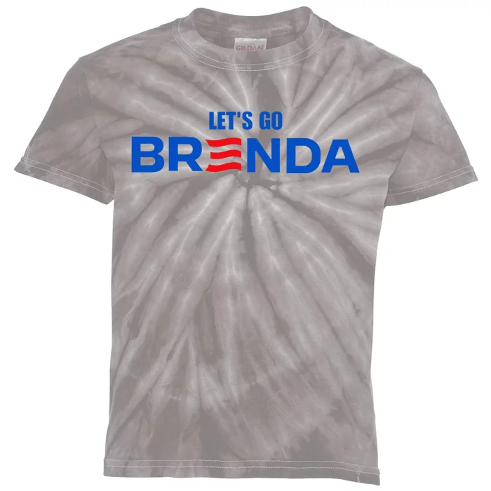 LetS Go Brenda Kamala 2024 Kids Tie-Dye T-Shirt