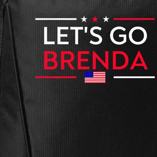 LetS Go Brenda Us Flag Funny Trendy City Backpack