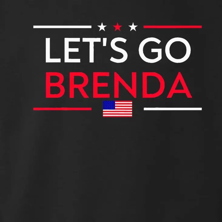 LetS Go Brenda Us Flag Funny Trendy Toddler Hoodie