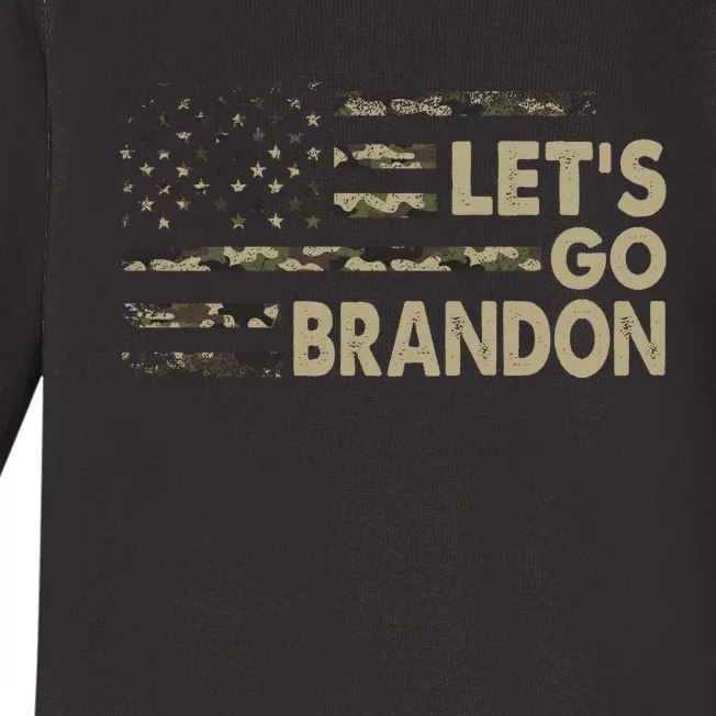 Let's Go Brandon Lets Go Brandon Lets Go Brandon Let's Go Brandon Baby Long Sleeve Bodysuit