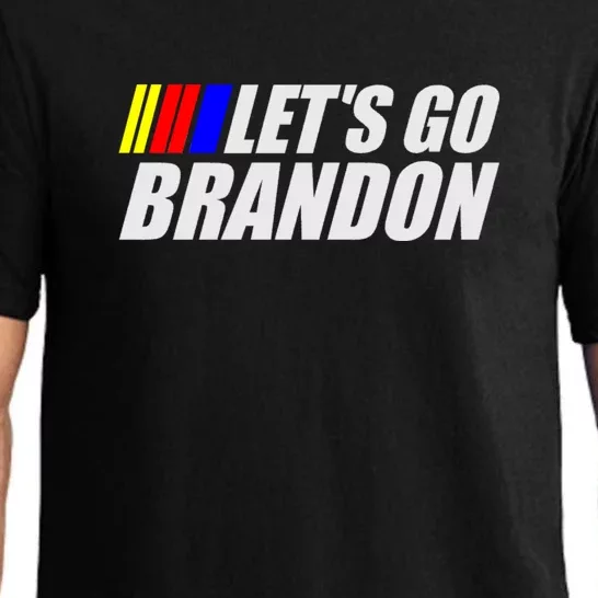 Let's Go Brandon FJB Racing Logo Pajama Set