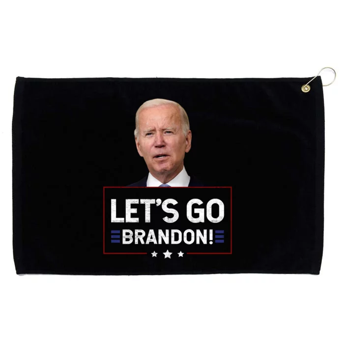 Let's Go Brandon, Joe Biden Chant, Anti Biden, Impeach Biden Grommeted Golf Towel