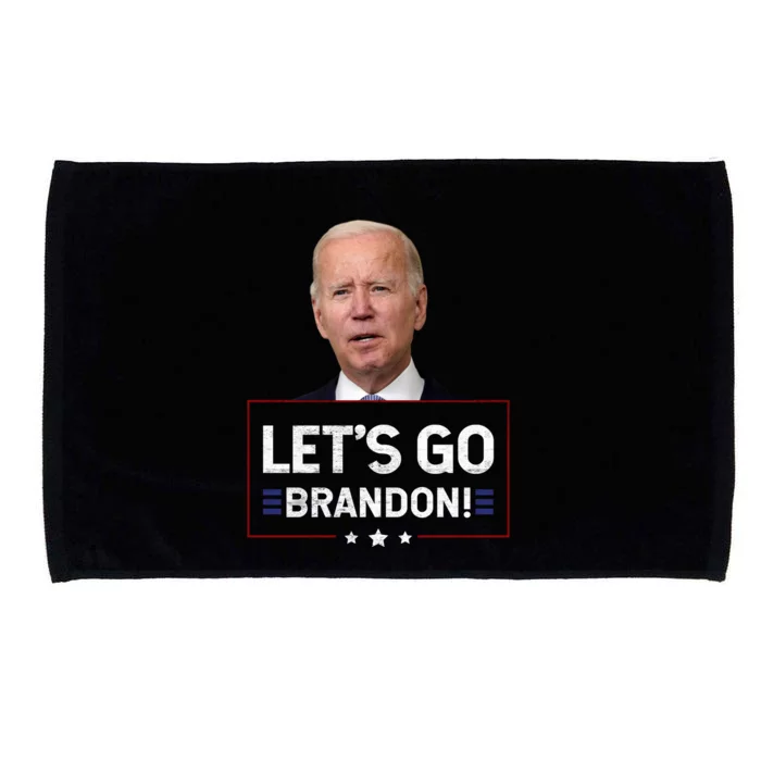 Let's Go Brandon, Joe Biden Chant, Anti Biden, Impeach Biden Microfiber Hand Towel