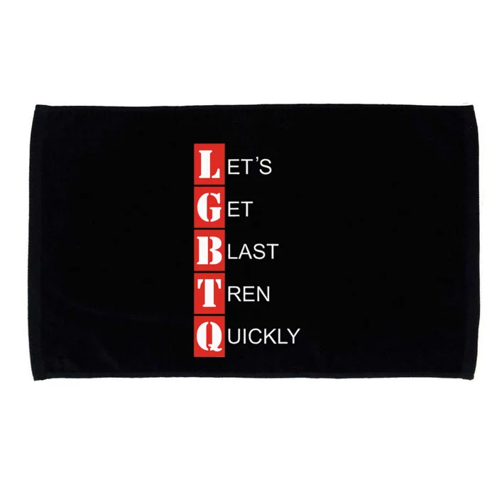 LetS Get Blast Tren Quickly Lgbtq Pride Month Microfiber Hand Towel