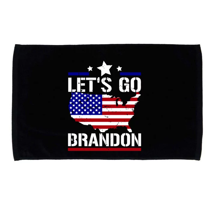 Let's Go Brandon USA Country Flag LGB FJB Microfiber Hand Towel