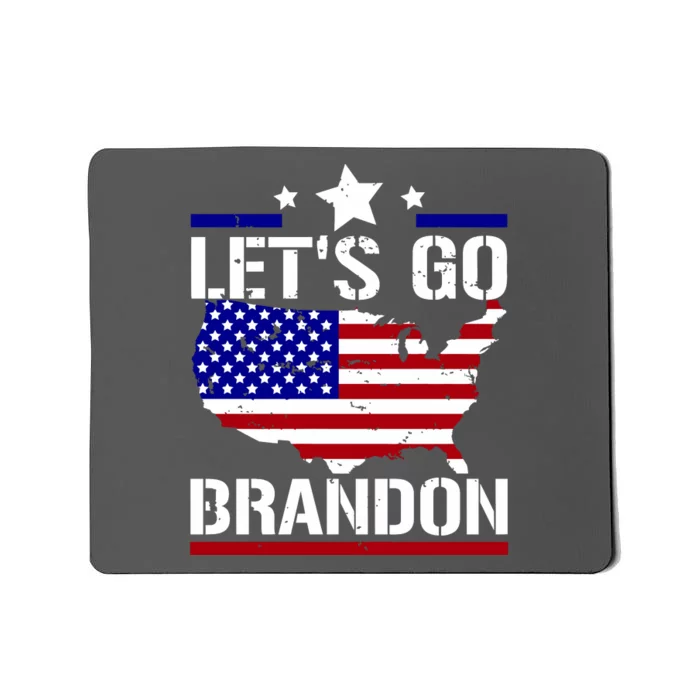 Let's Go Brandon USA Country Flag LGB FJB Mousepad