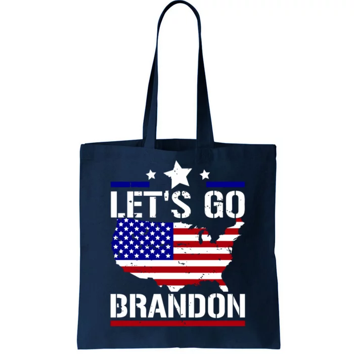 Let's Go Brandon USA Country Flag LGB FJB Tote Bag