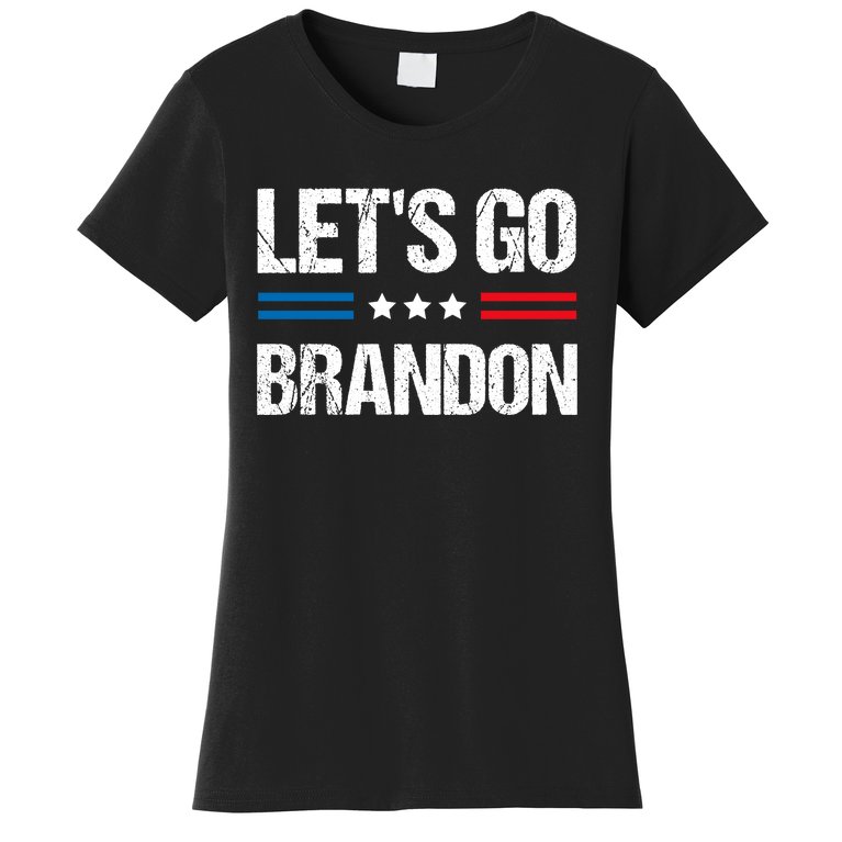 Anti Biden Let's Go Brandon Funny Anti Joe Biden Lets Go Brandon Women's T-Shirt