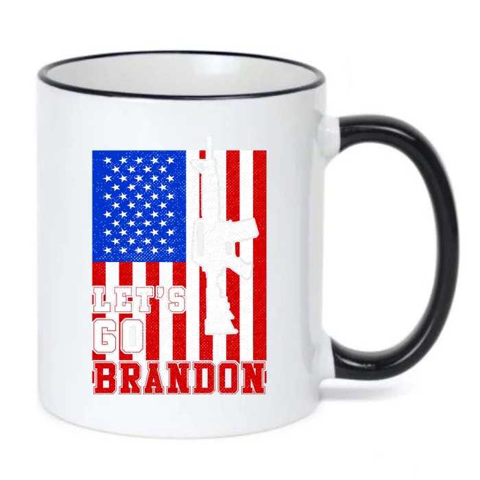 Let's Go Brandon USA Army Flag LGB FJB Black Color Changing Mug