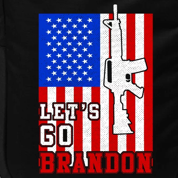 Let's Go Brandon USA Army Flag LGB FJB Impact Tech Backpack