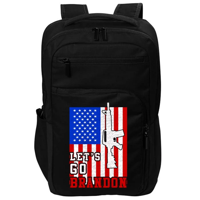 Let's Go Brandon USA Army Flag LGB FJB Impact Tech Backpack