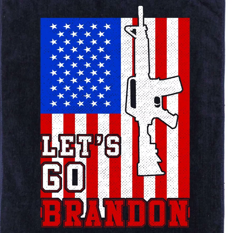 Let's Go Brandon USA Army Flag LGB FJB Platinum Collection Golf Towel