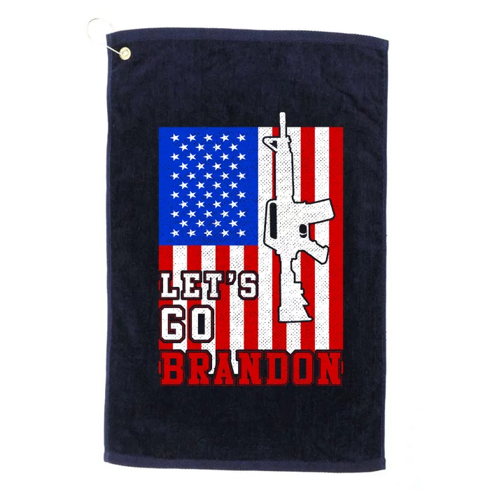 Let's Go Brandon USA Army Flag LGB FJB Platinum Collection Golf Towel