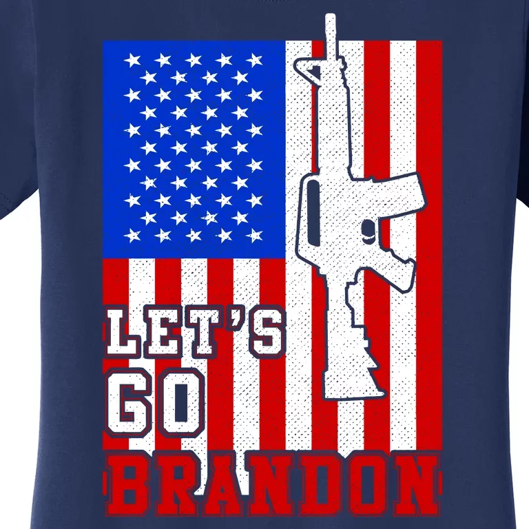 Let's Go Brandon USA Army Flag LGB FJB Women's T-Shirt