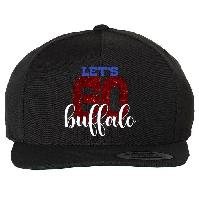 LetS Go Buffalo Ny New York Retro Sports City Fan Love Wool Snapback Cap