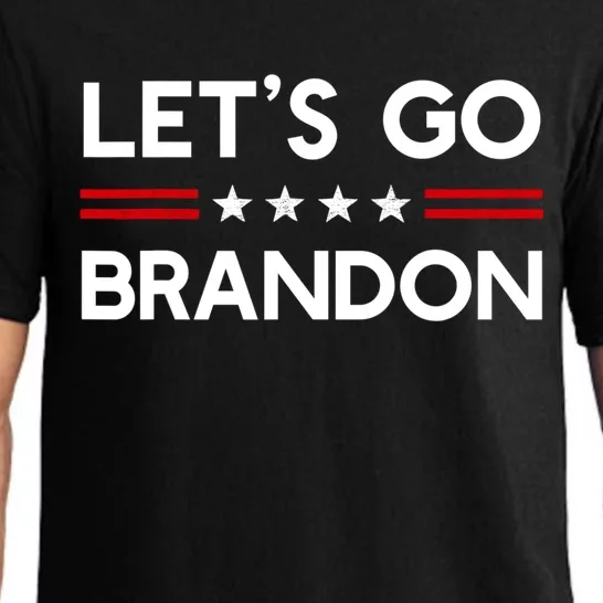 Let’S Go Brandon Conservative Us Flag Gift Pajama Set