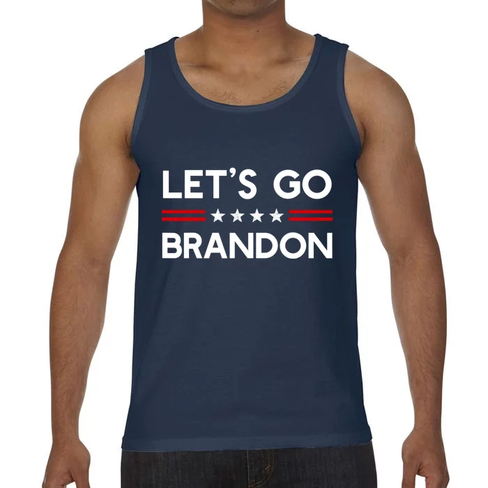 Let’S Go Brandon Conservative Us Flag Gift Comfort Colors® Tank Top