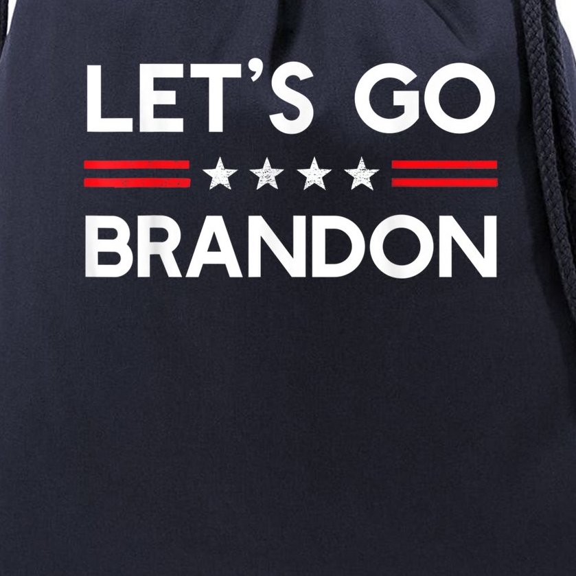 Let’s Go Brandon Conservative US Flag Gift Drawstring Bag