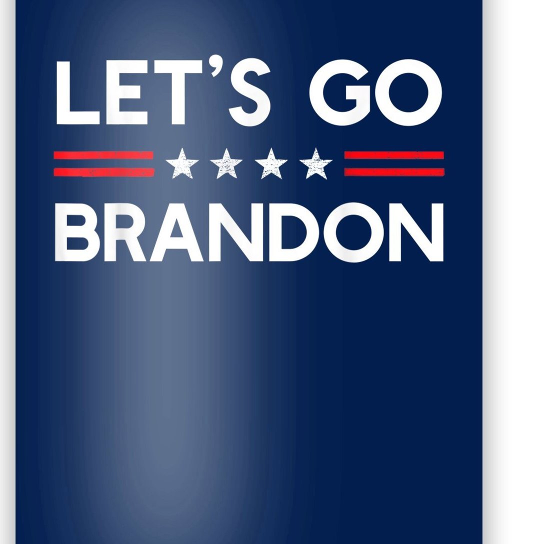 Let’s Go Brandon Conservative US Flag Gift Poster