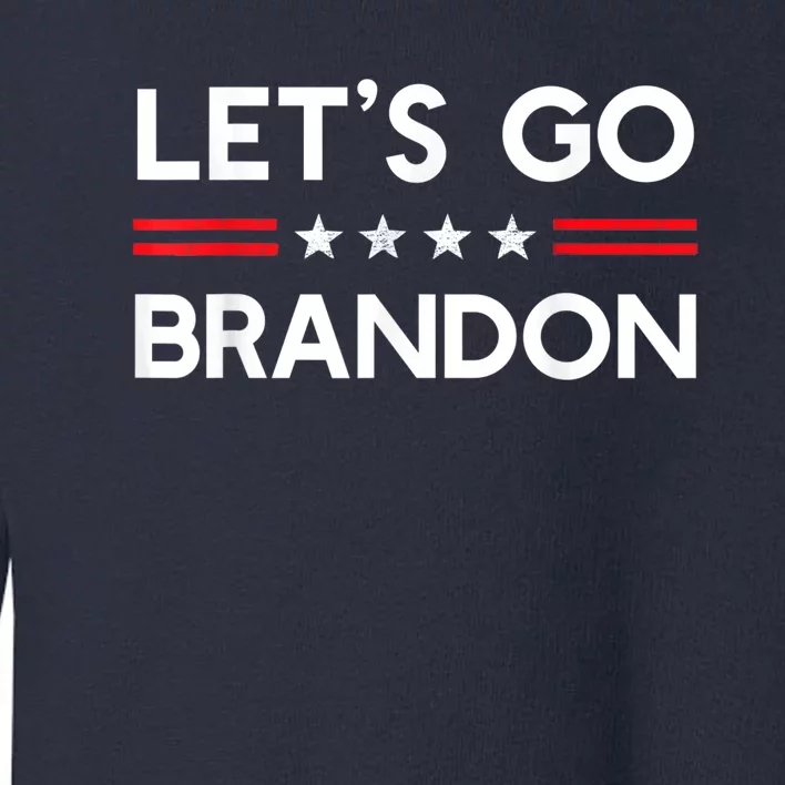 Let’s Go Brandon Conservative US Flag Gift Toddler Sweatshirt