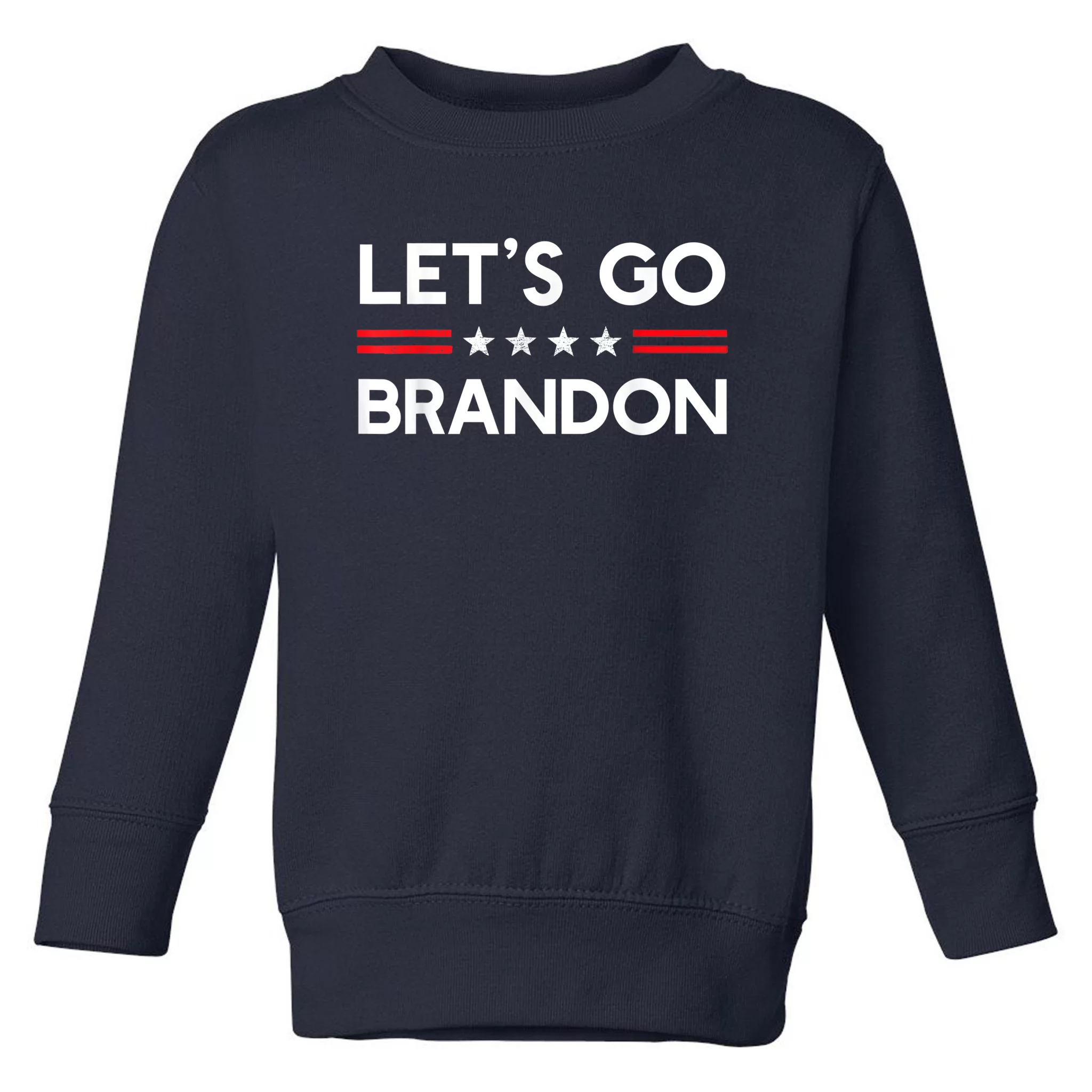 Let’s Go Brandon Conservative US Flag Gift Toddler Sweatshirt