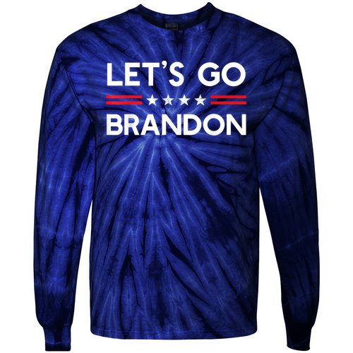 Let’s Go Brandon Conservative US Flag Gift Tie-Dye Long Sleeve Shirt