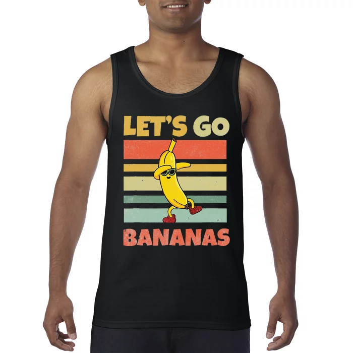 Lets Go Banana Bananas Kids Funny Tank Top