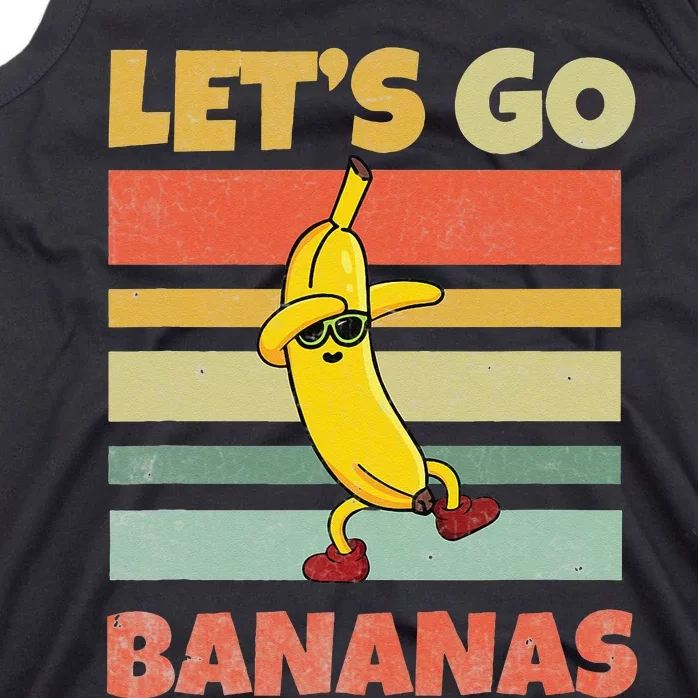 Lets Go Banana Bananas Kids Funny Tank Top