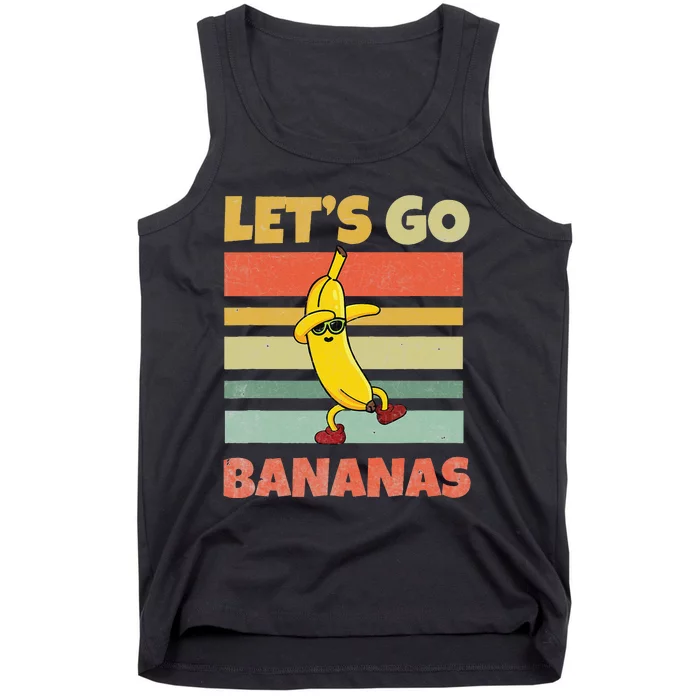 Lets Go Banana Bananas Kids Funny Tank Top