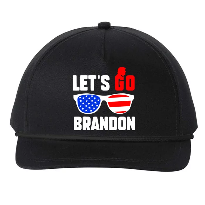 Let's Go Brandon USA Sunglasses Trump Flag LGB FJB Snapback Five-Panel Rope Hat