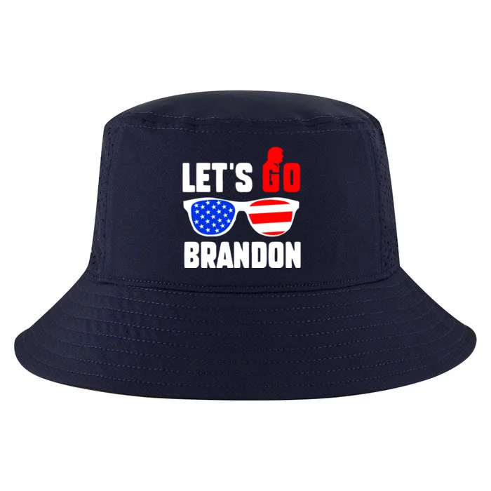 Let's Go Brandon USA Sunglasses Trump Flag LGB FJB Cool Comfort Performance Bucket Hat