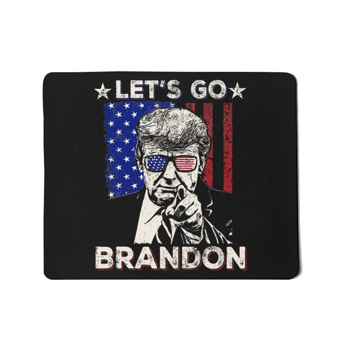 LetS Go Brandon Pro Trump 2024 Flag Anti Joe Biden Mousepad