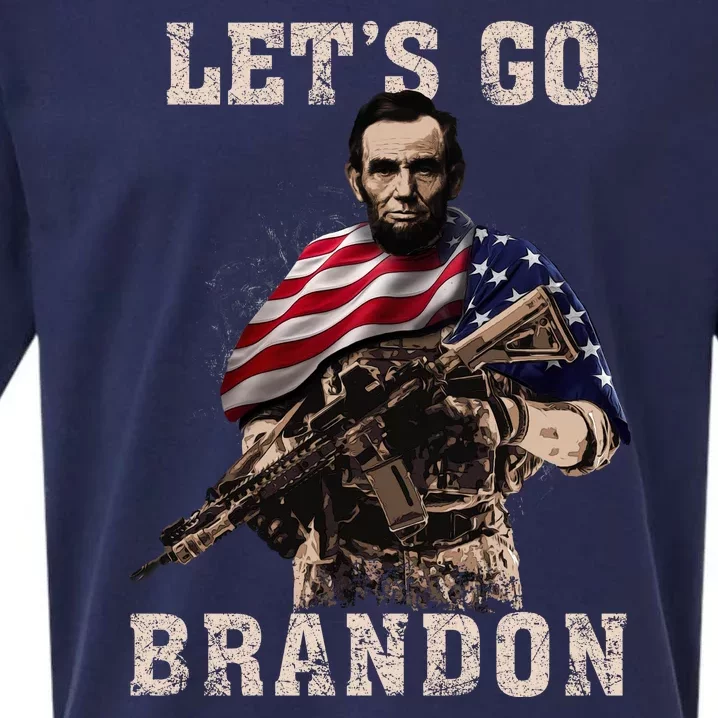 LET'S GO BRANDON Sueded Cloud Jersey T-Shirt