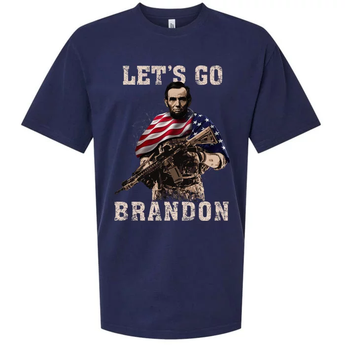 LET'S GO BRANDON Sueded Cloud Jersey T-Shirt