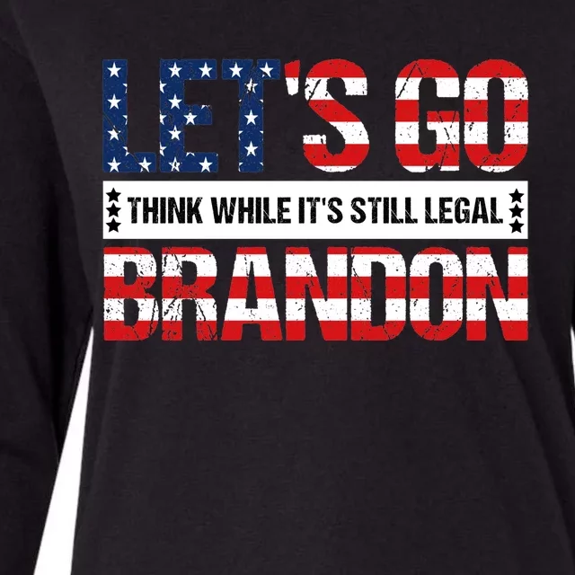 Let's Go Brandon Lets Go Brandon Lets Go Brandon Let's Go Brandon Womens Cotton Relaxed Long Sleeve T-Shirt