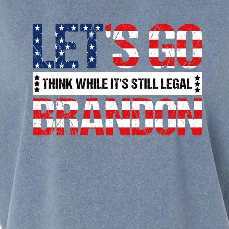 Let's Go Brandon Lets Go Brandon Lets Go Brandon Let's Go Brandon Garment-Dyed Women's Muscle Tee