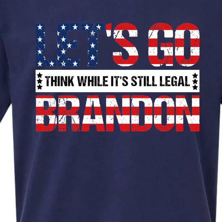 Let's Go Brandon Lets Go Brandon Lets Go Brandon Let's Go Brandon Sueded Cloud Jersey T-Shirt