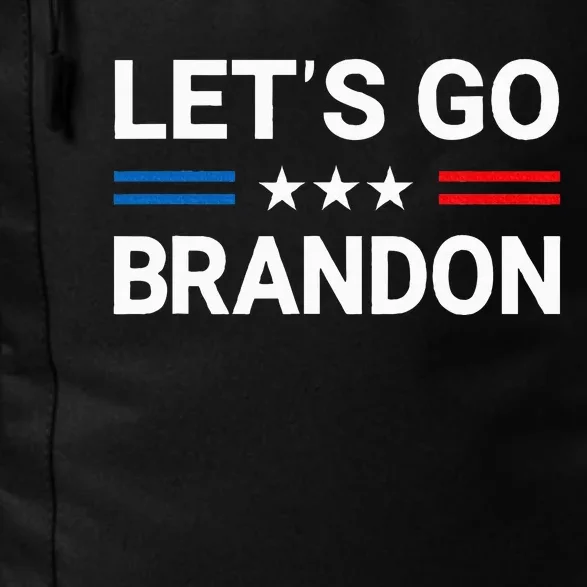 LetS Go Brandon Us Flag Daily Commute Backpack